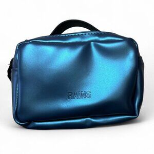 RAINS Box Bag Micro W3 Crossbody - Laser Blue NWT, Unisex